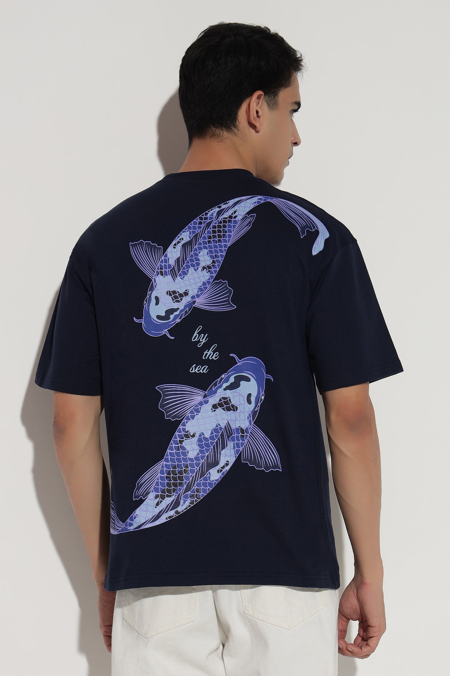 NAVY BY THE SEA T-SHIRT