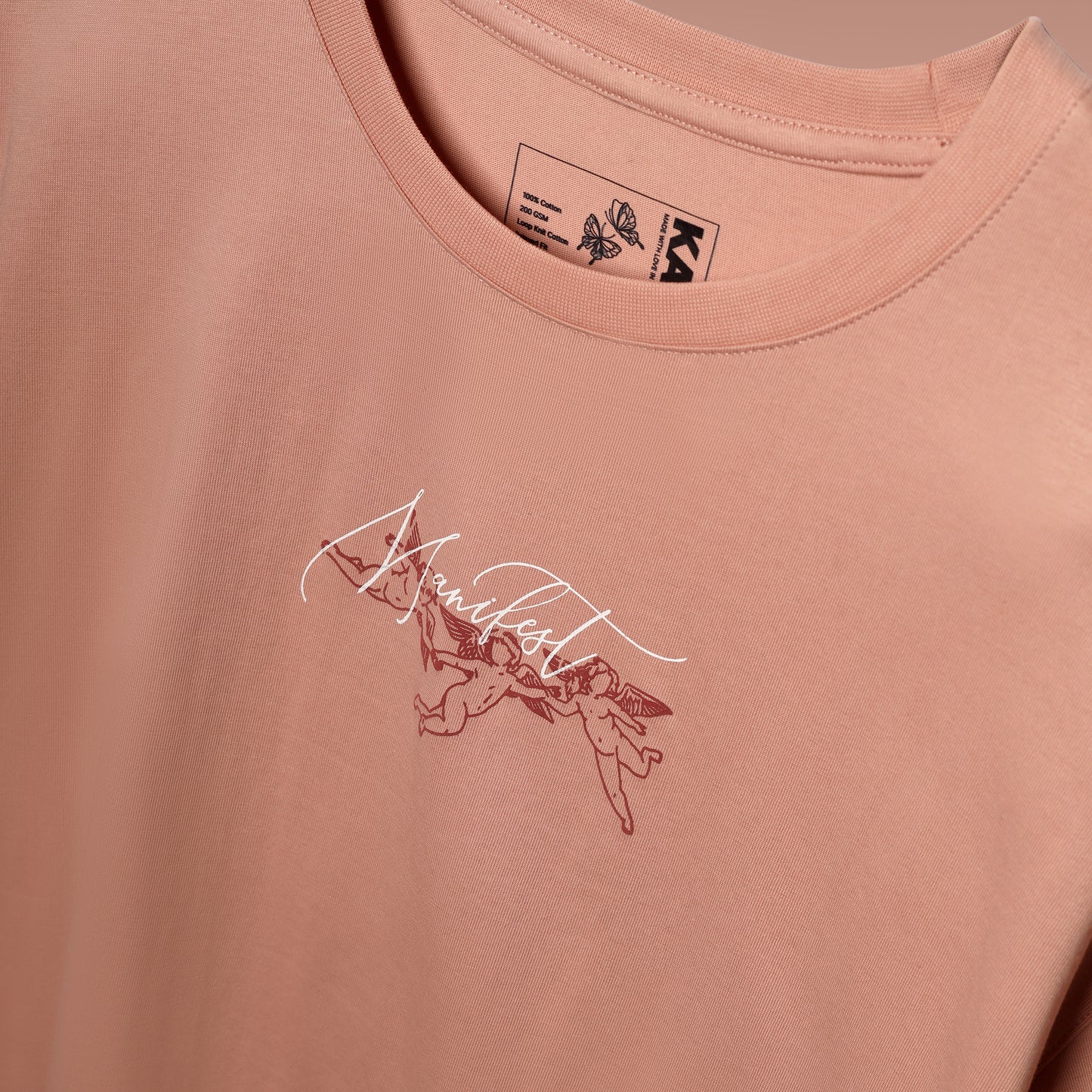 DUST PINK MANIFEST T-SHIRT