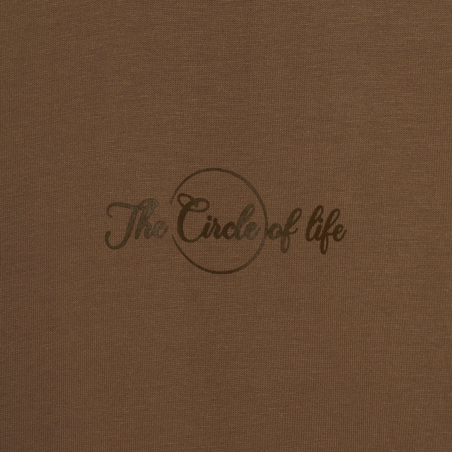 BROWN CIRCLE OF LIFE T-SHIRT