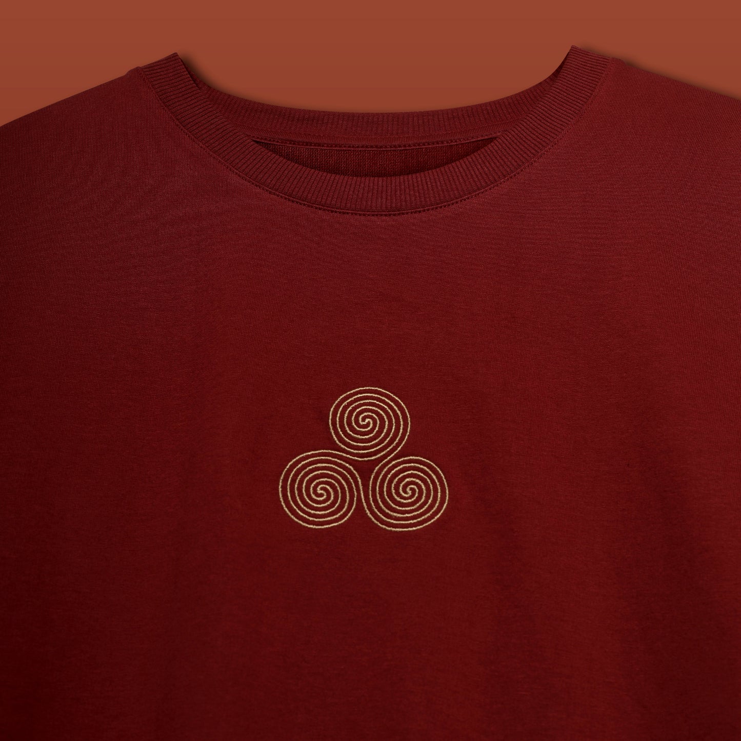 MAROON HOURGLASS T-SHIRT