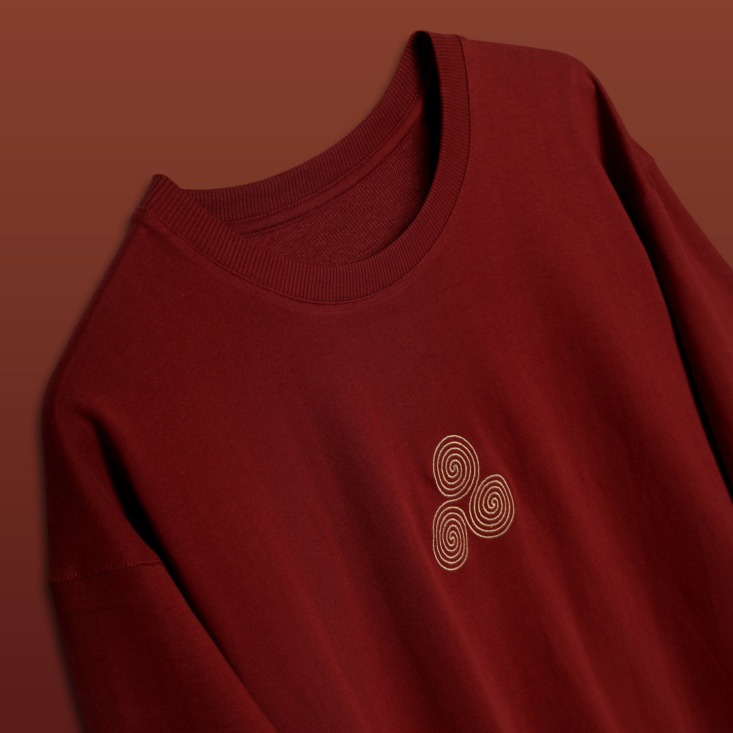 MAROON HOURGLASS T-SHIRT