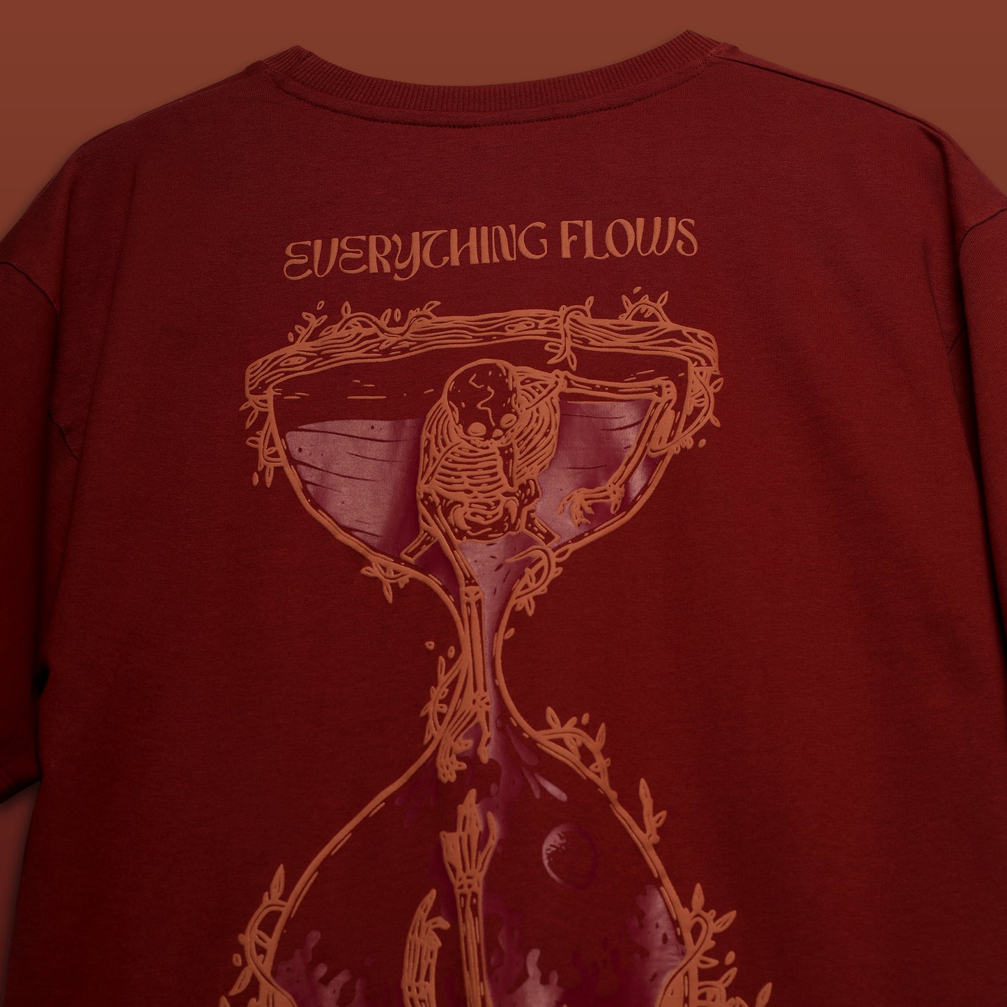 MAROON HOURGLASS T-SHIRT