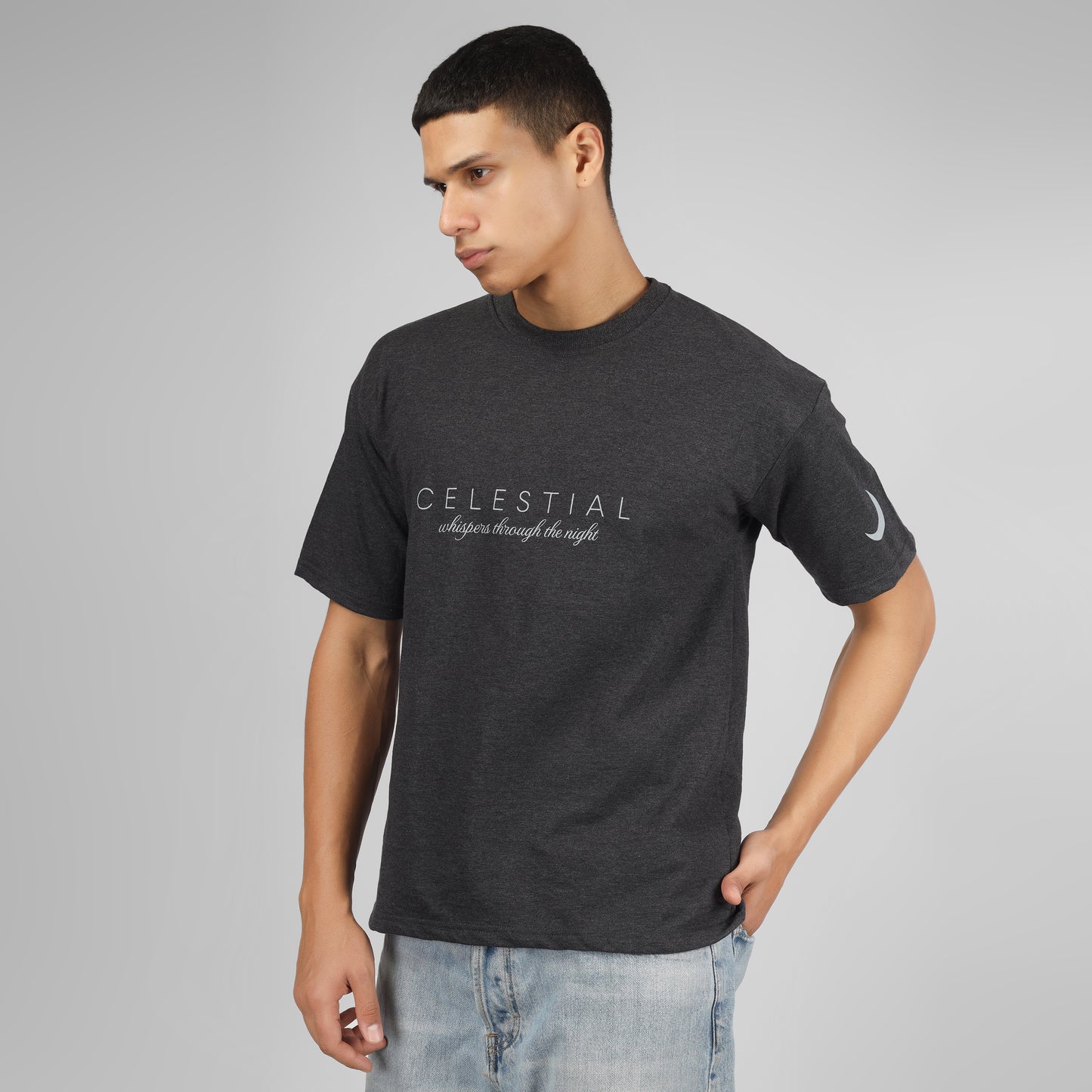 GREY CELESTIAL T-SHIRT