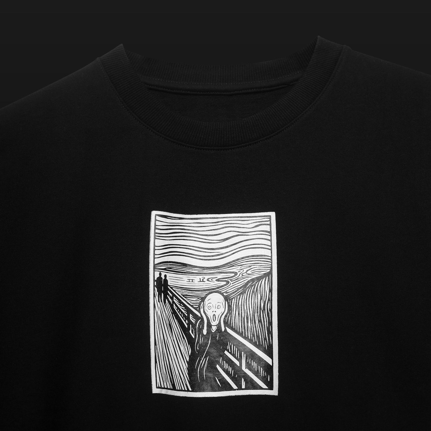BLACK SCREAM T-SHIRT