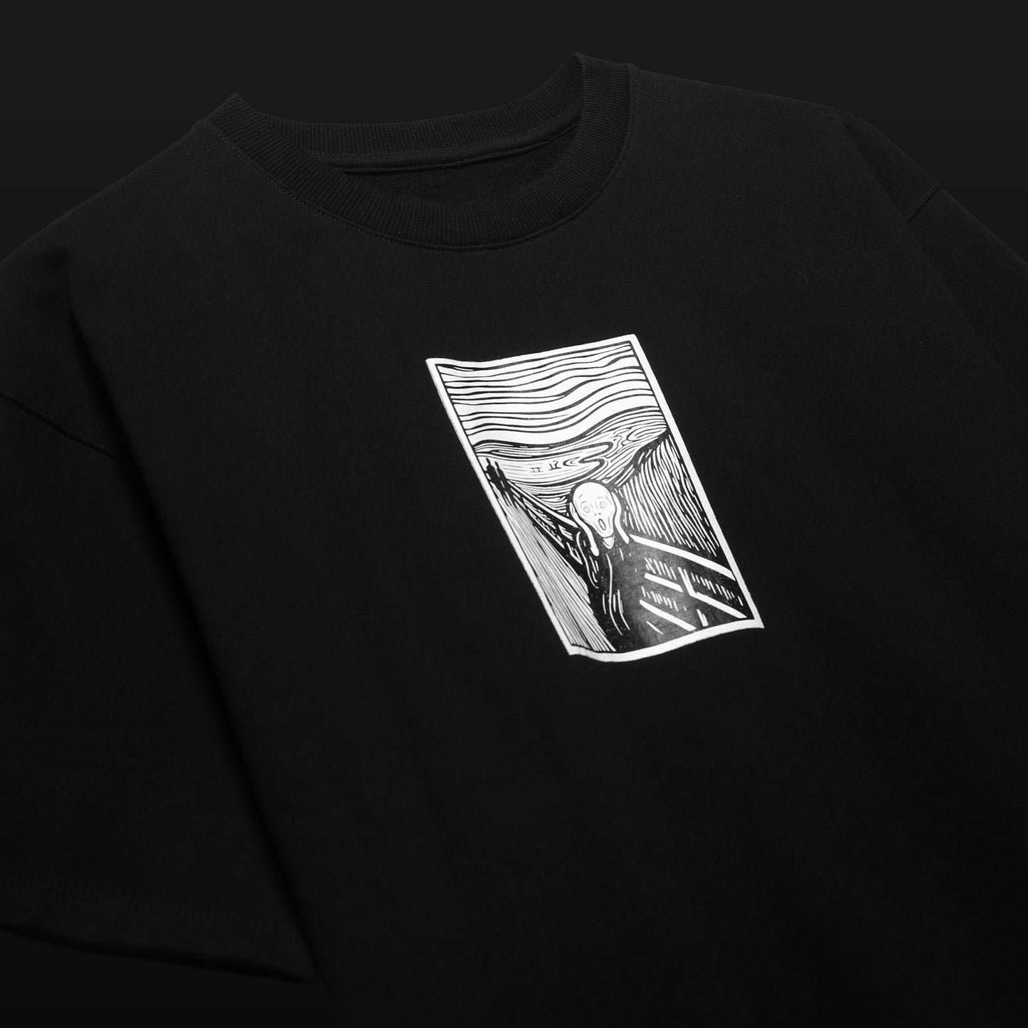 BLACK SCREAM T-SHIRT