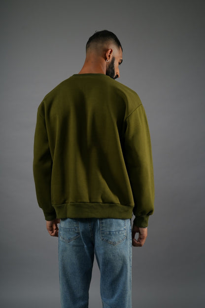 GREEN GOD CREWNECK SWEATSHIRT