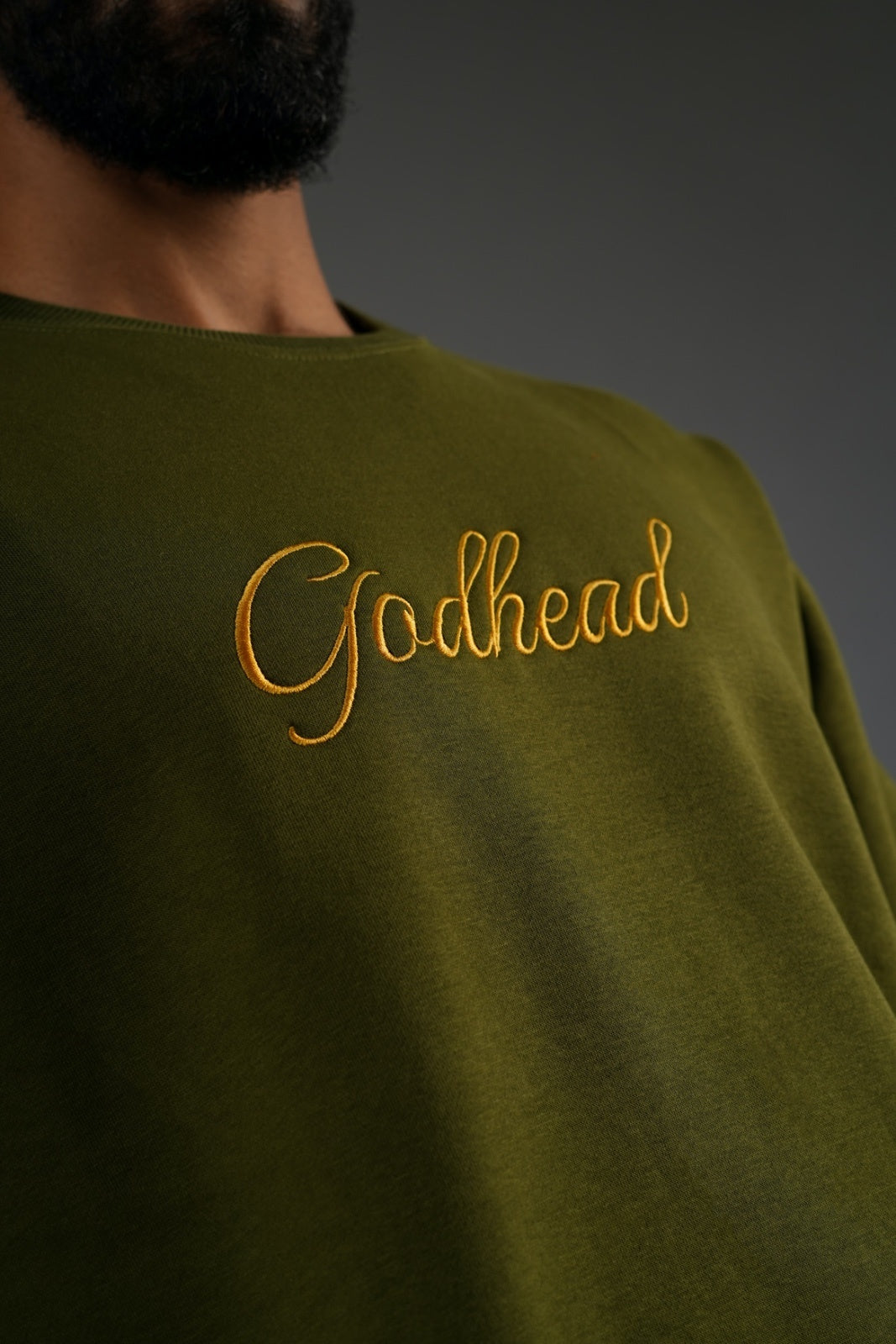 GREEN GOD CREWNECK SWEATSHIRT