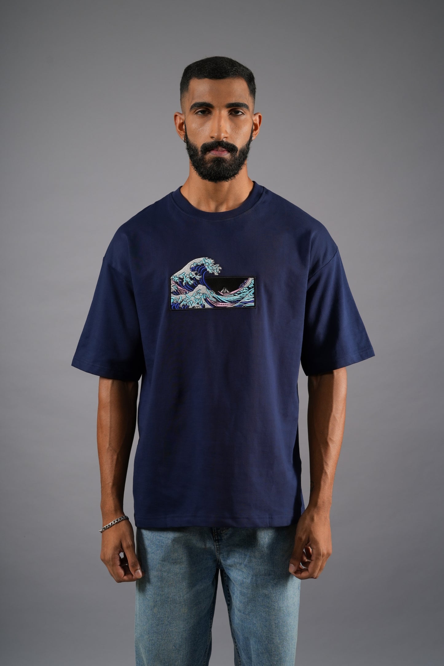 NAVY BY THE SEA T-SHIRT