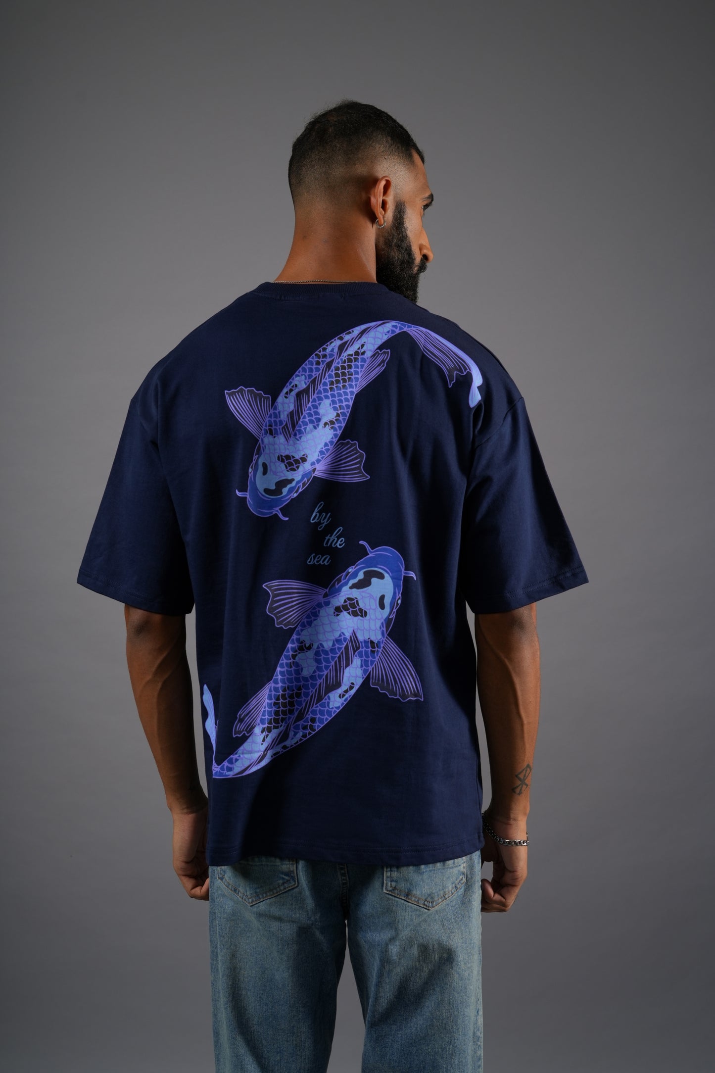 NAVY BY THE SEA T-SHIRT