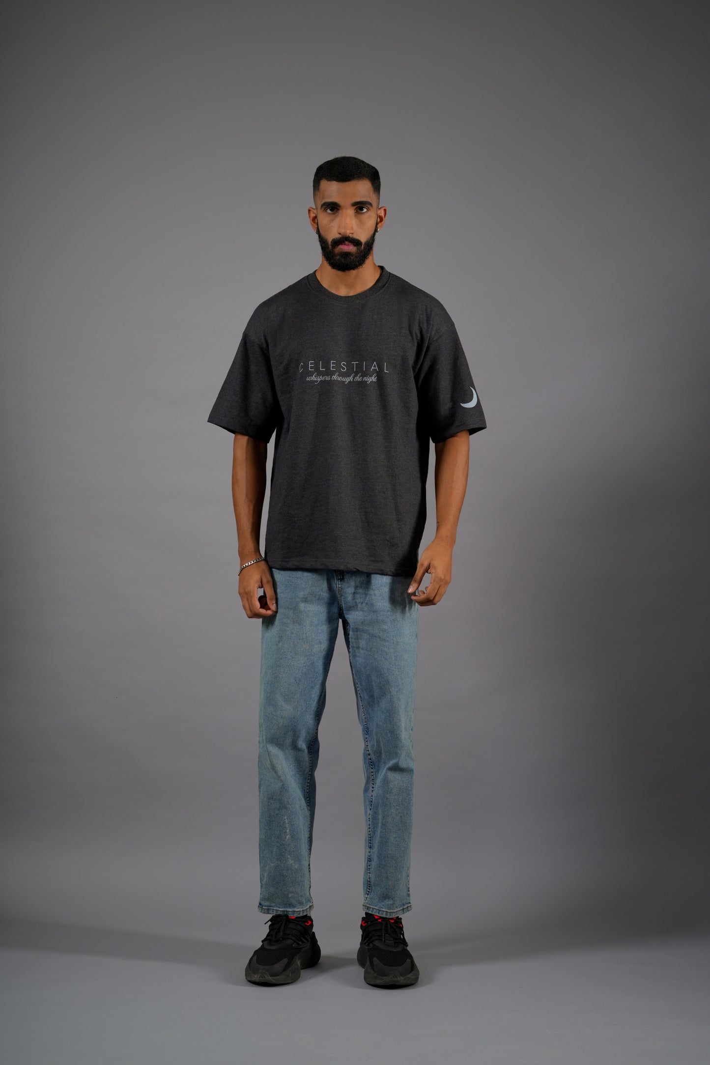 GREY CELESTIAL T-SHIRT