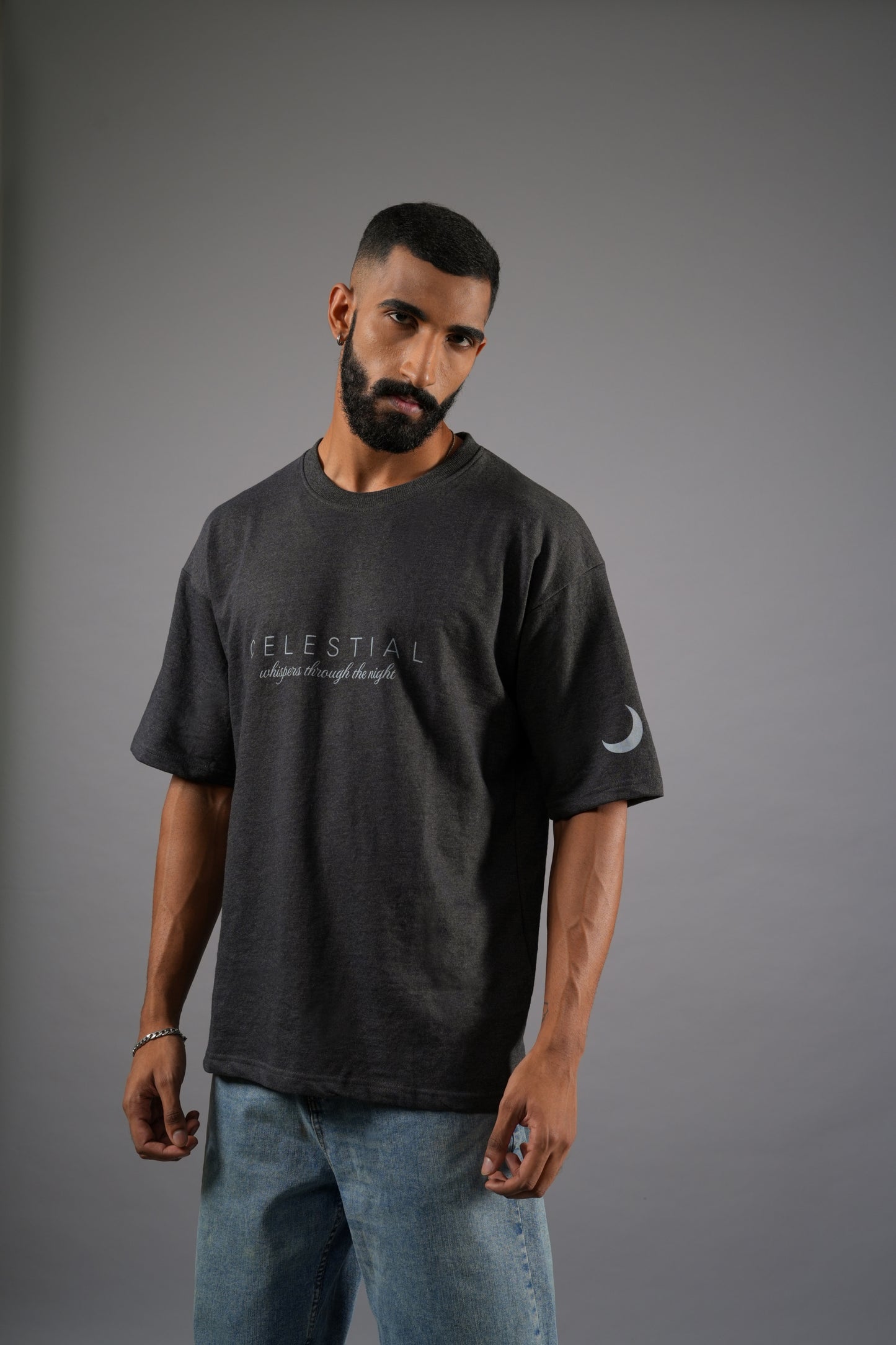 GREY CELESTIAL T-SHIRT