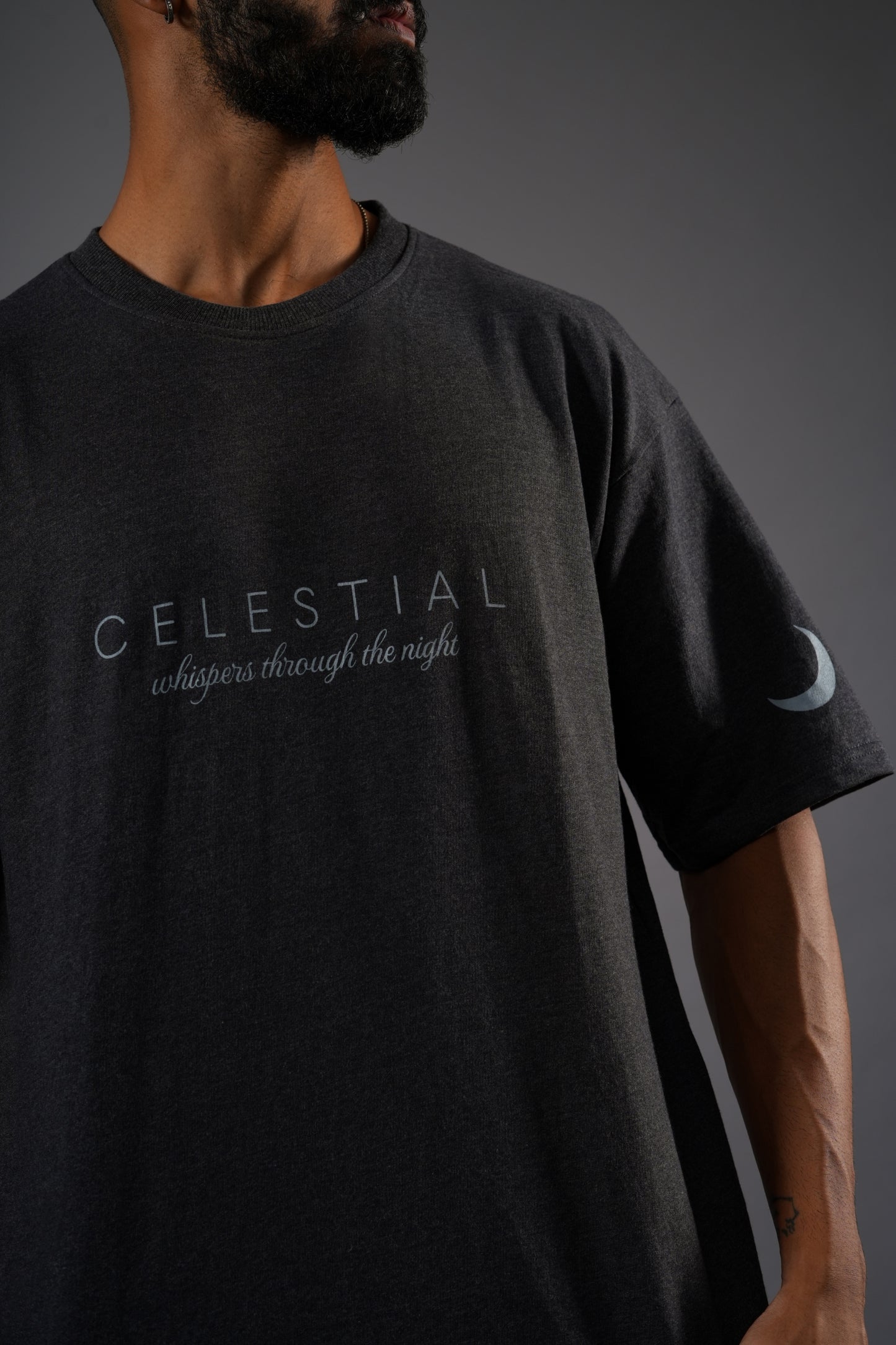 GREY CELESTIAL T-SHIRT