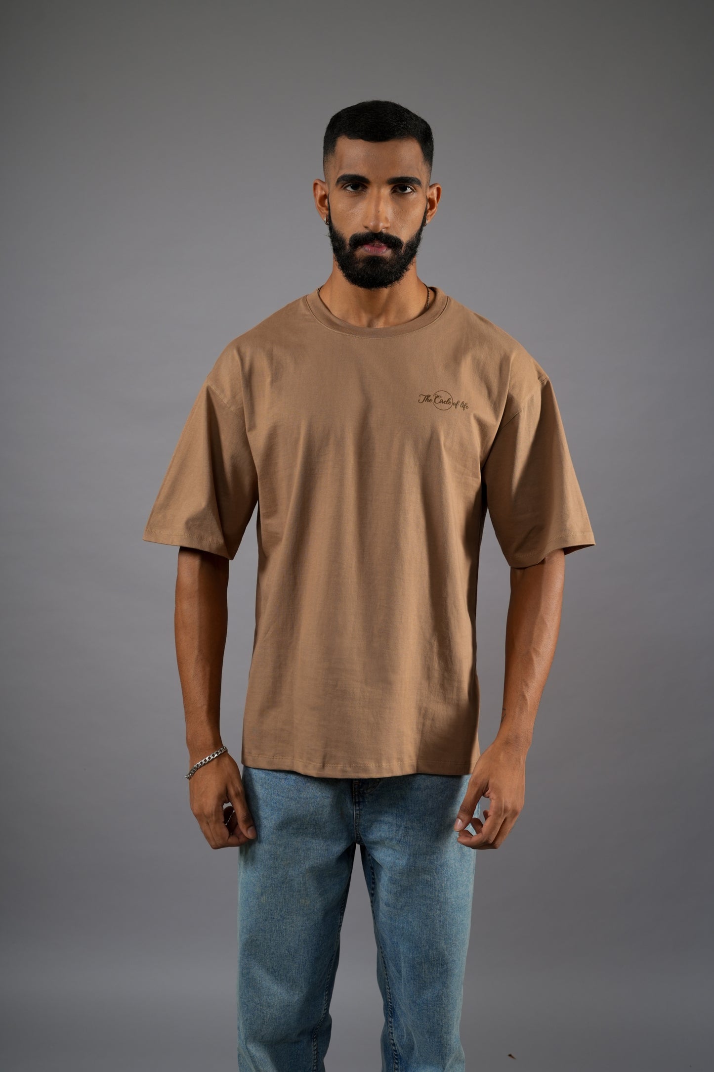 BROWN CIRCLE OF LIFE T-SHIRT