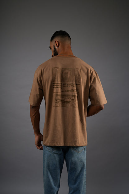 BROWN CIRCLE OF LIFE T-SHIRT