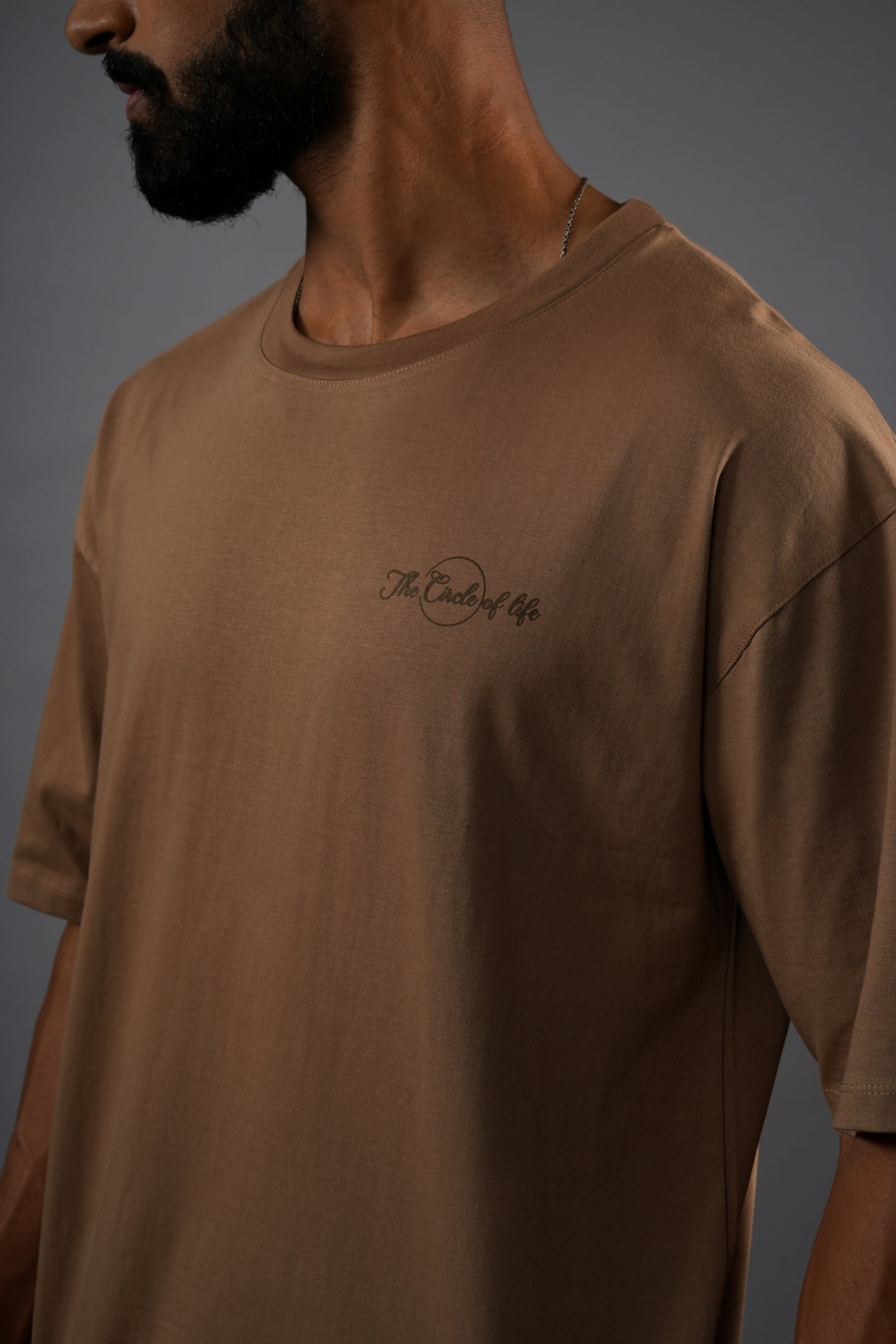 BROWN CIRCLE OF LIFE T-SHIRT