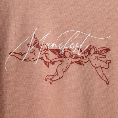DUST PINK MANIFEST T-SHIRT