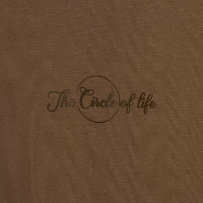 BROWN CIRCLE OF LIFE T-SHIRT