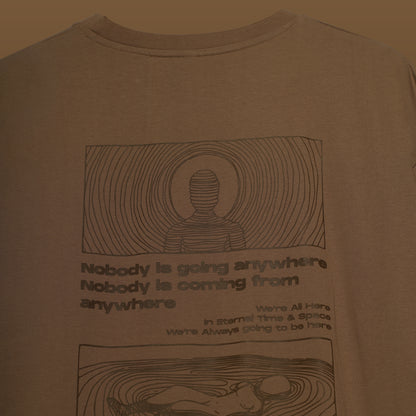 BROWN CIRCLE OF LIFE T-SHIRT