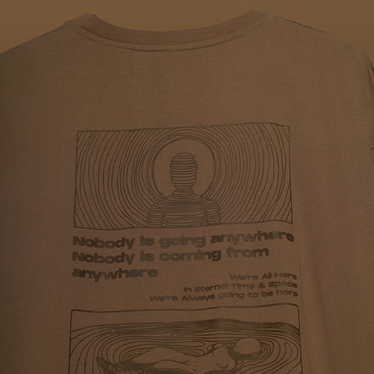 BROWN CIRCLE OF LIFE T-SHIRT